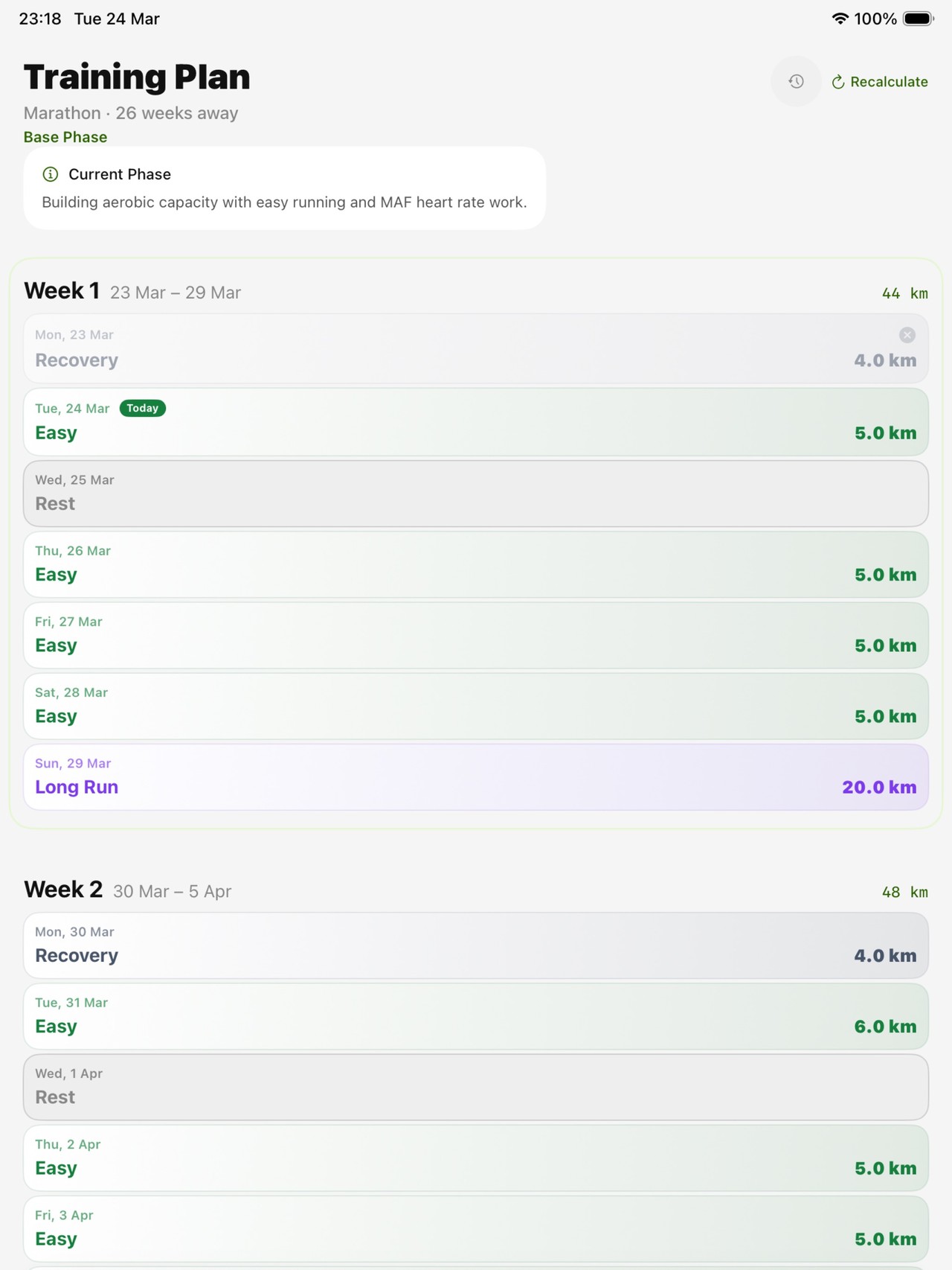Smart Runner - Training Plans iPad screenshot 2
