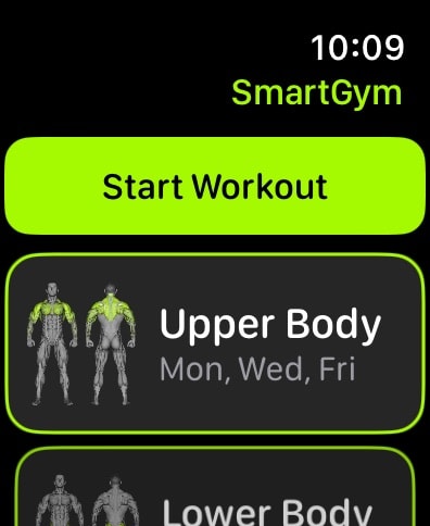 SmartGym: Gym & Home Workouts Apple Watch screenshot 2
