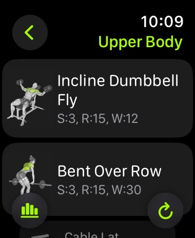 SmartGym: Gym & Home Workouts Apple Watch screenshot 3