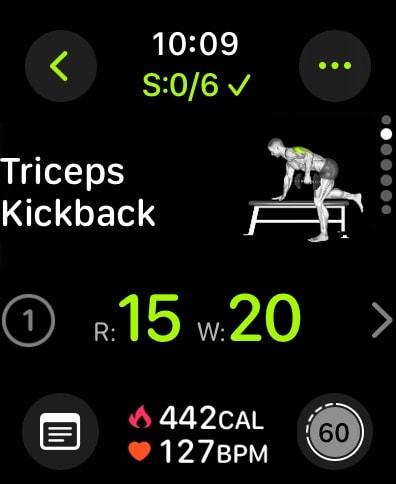 SmartGym: Gym & Home Workouts Apple Watch screenshot 4