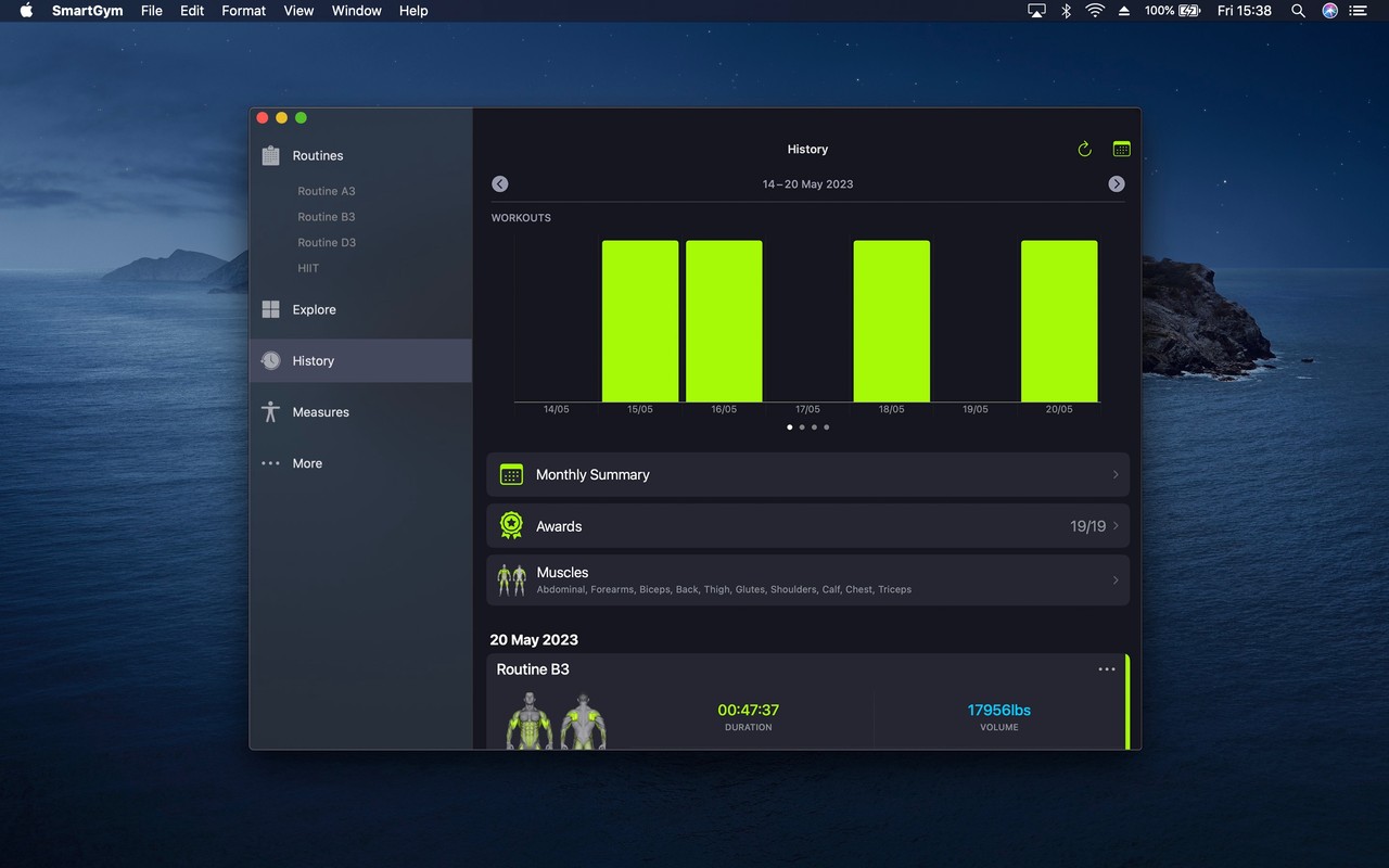 SmartGym: Gym & Home Workouts Mac screenshot 4