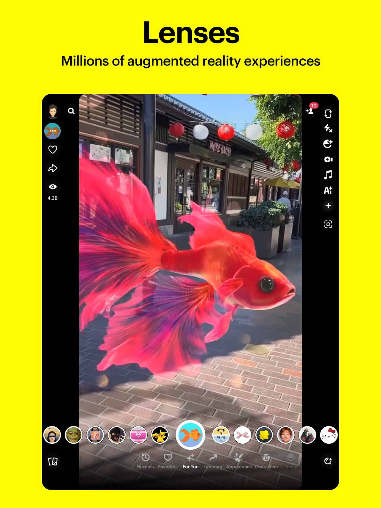 Snapchat iPad screenshot 3