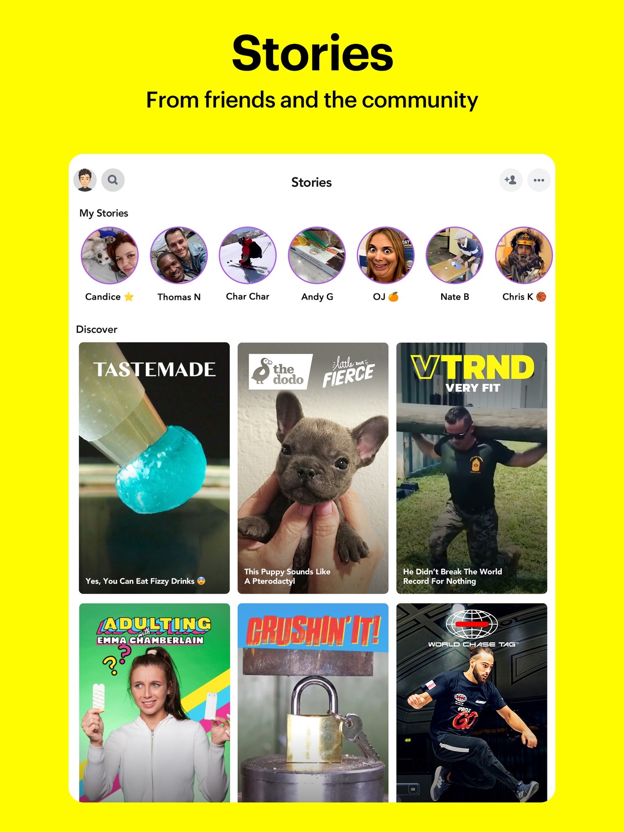 Snapchat iPad screenshot 4