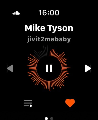 SoundCloud: The Music You Love Apple Watch screenshot 1
