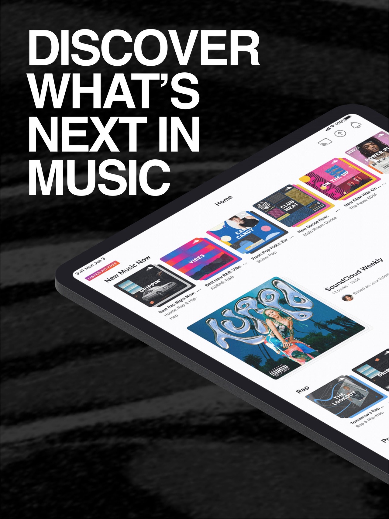 SoundCloud: The Music You Love iPad screenshot 1