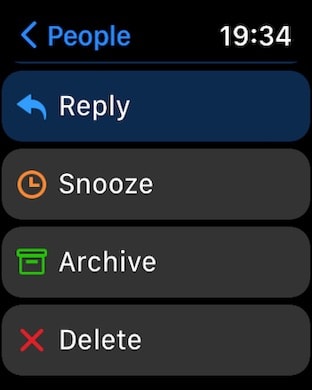 Spark Mail: AI Email Assistant Apple Watch screenshot 3