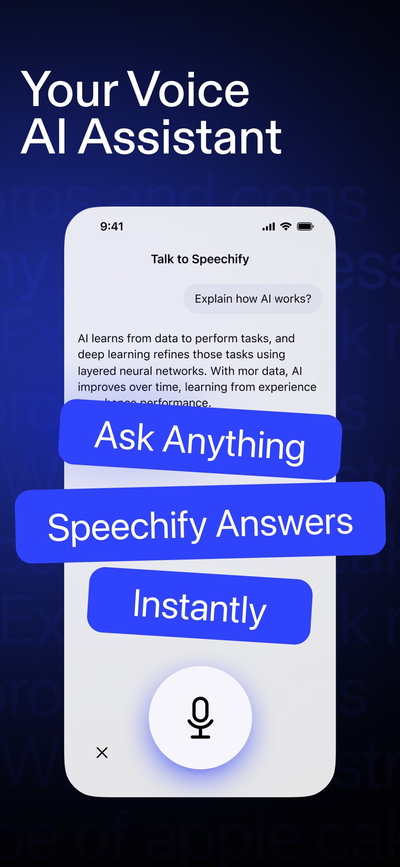 Speechify – Text to Speech PDF iPhone screenshot 3