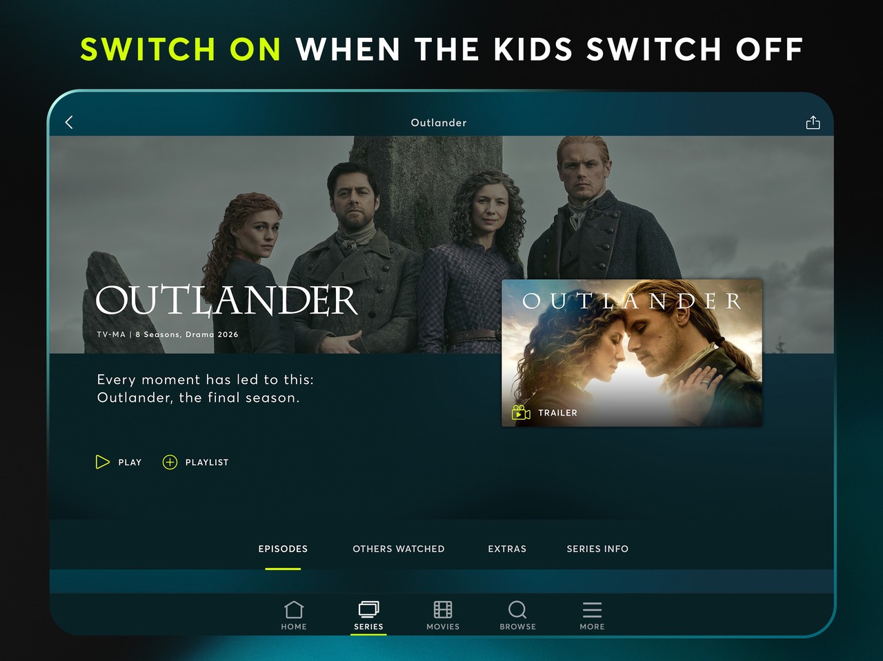 STARZ iPad screenshot 2