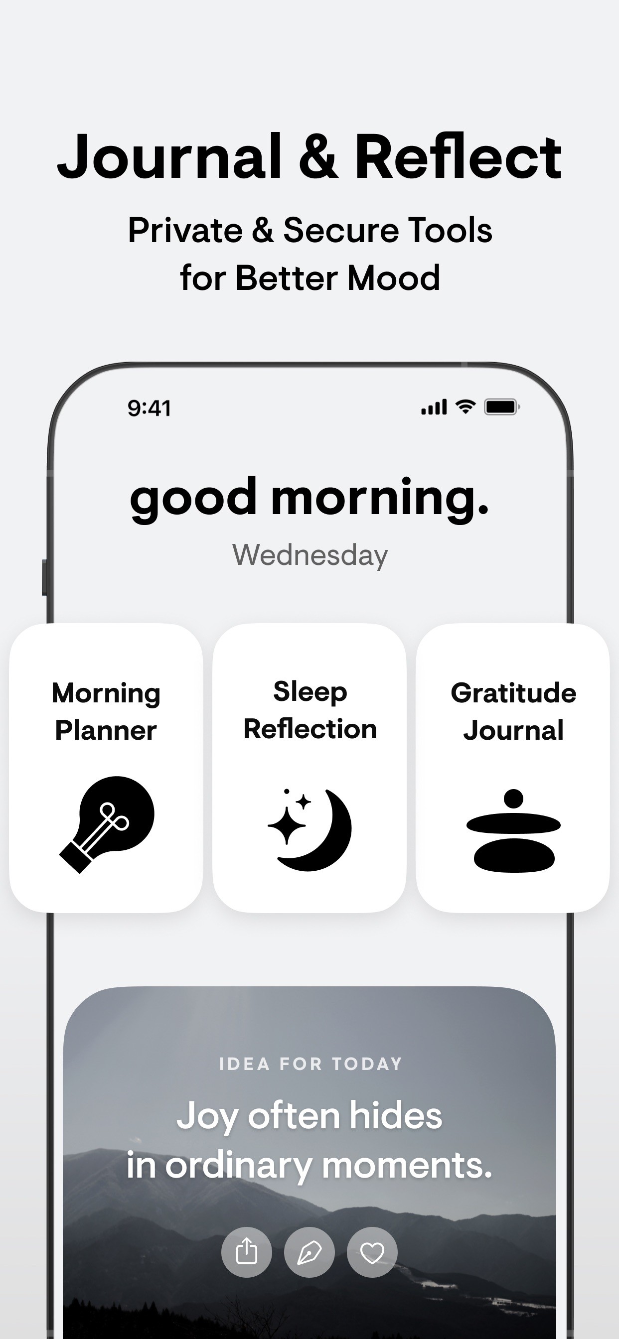 stoic. journal & mental health iPhone screenshot 2