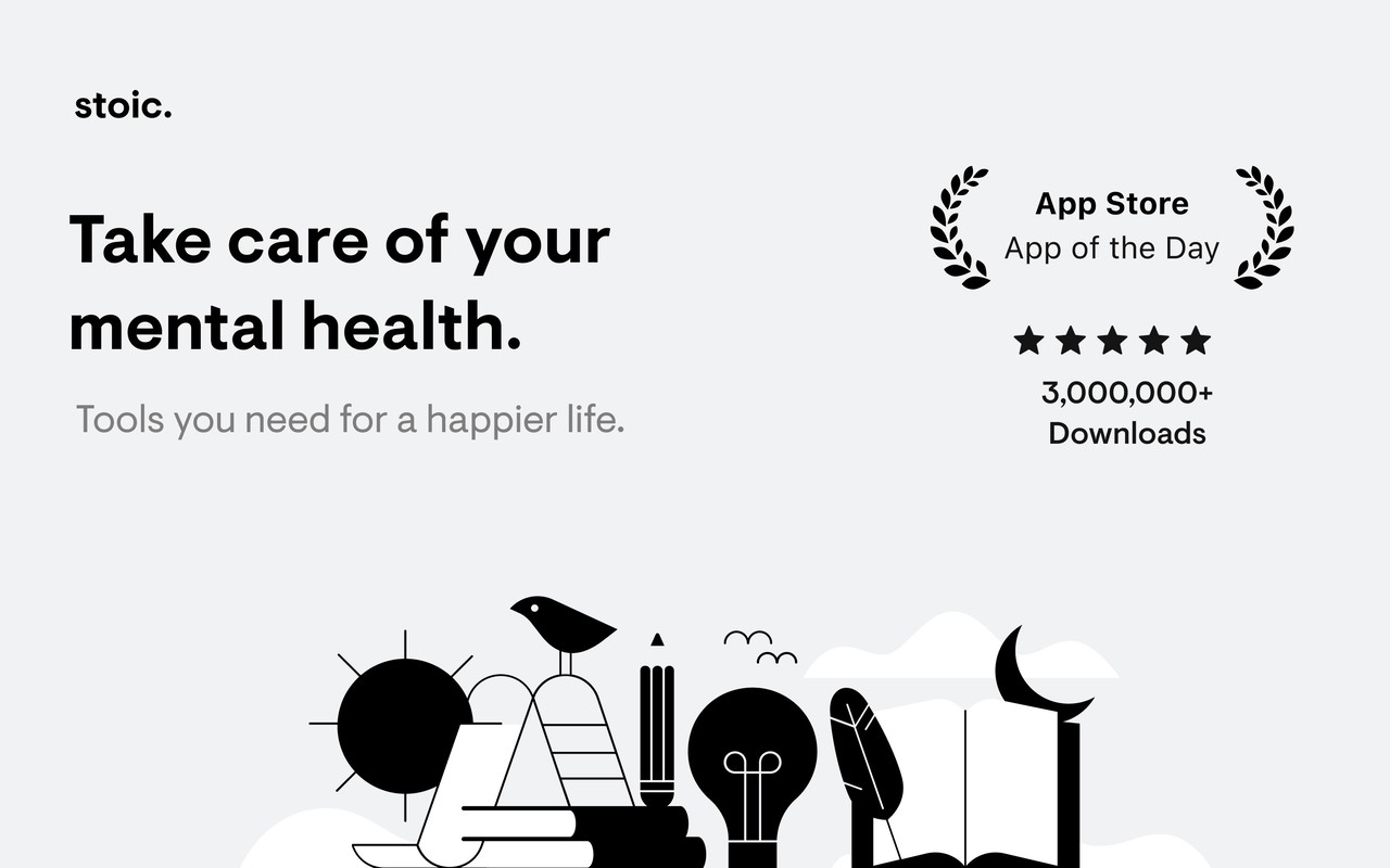 stoic. journal & mental health Mac screenshot 1