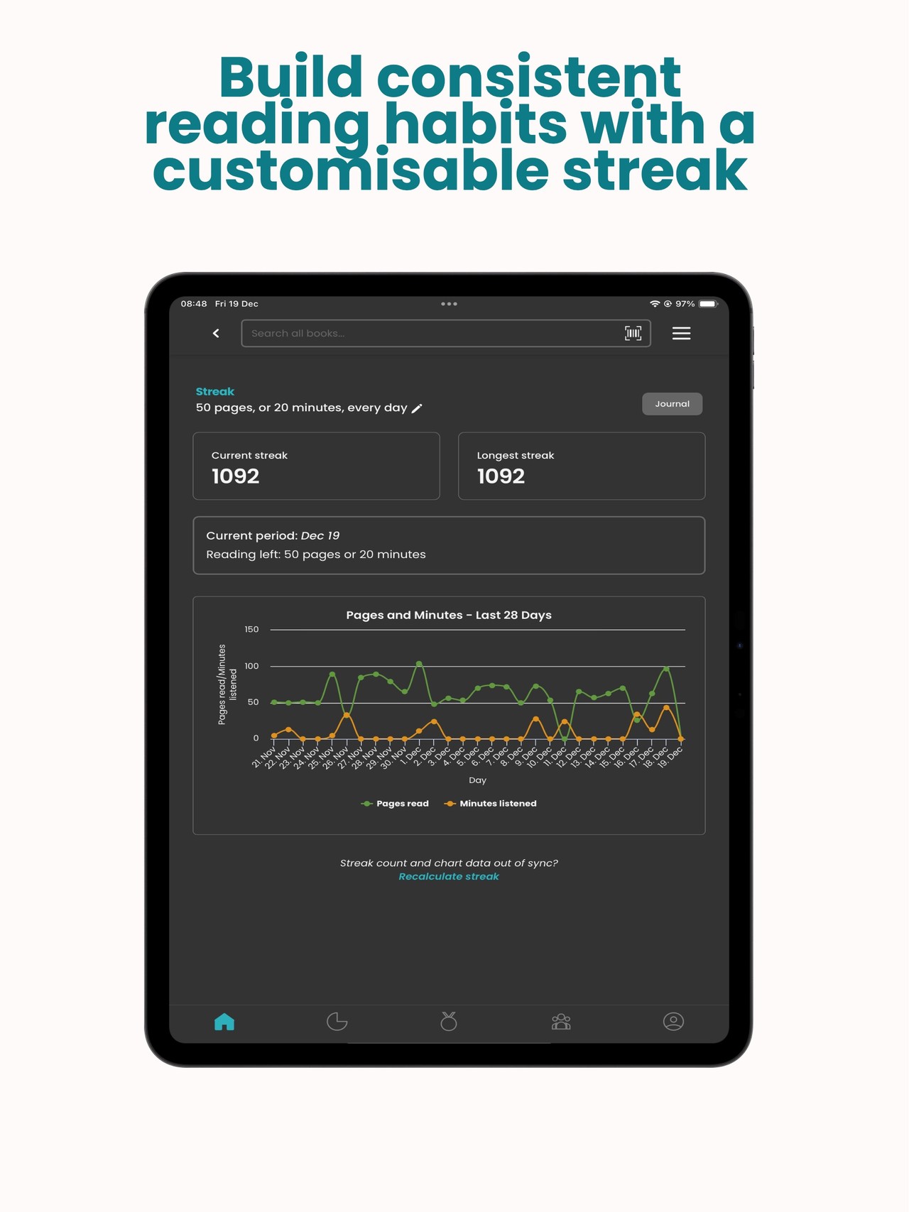 StoryGraph: Reading Tracker iPad screenshot 5