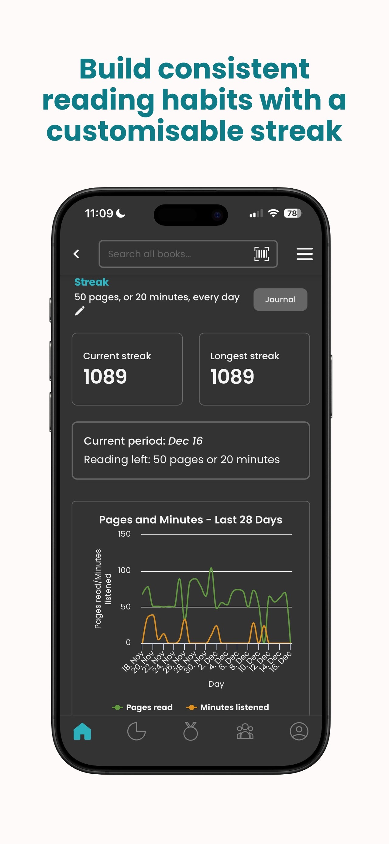 StoryGraph: Reading Tracker iPhone screenshot 5
