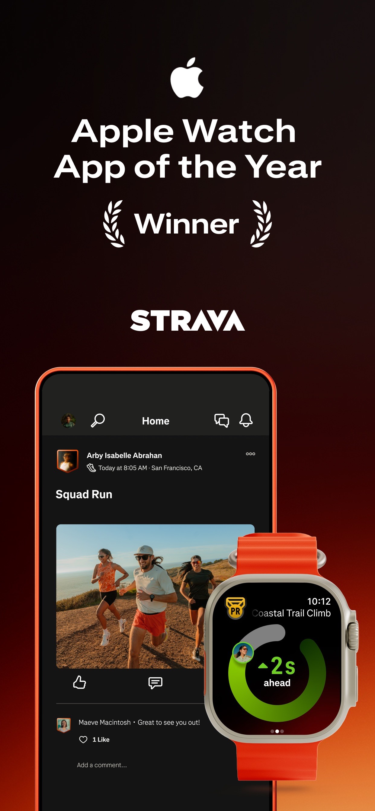 Strava: Run, Bike, Walk iPhone screenshot 2