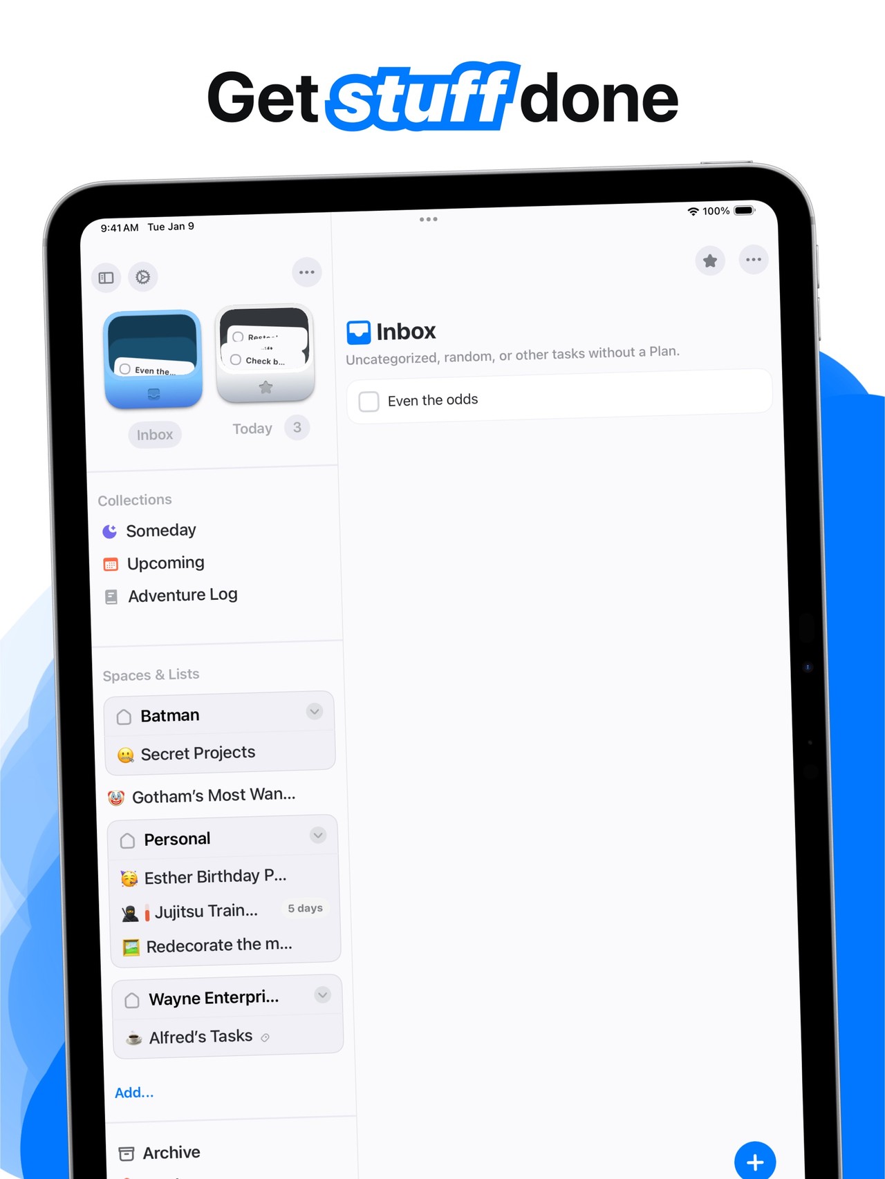 Stuff | ToDos and Lists iPad screenshot 1