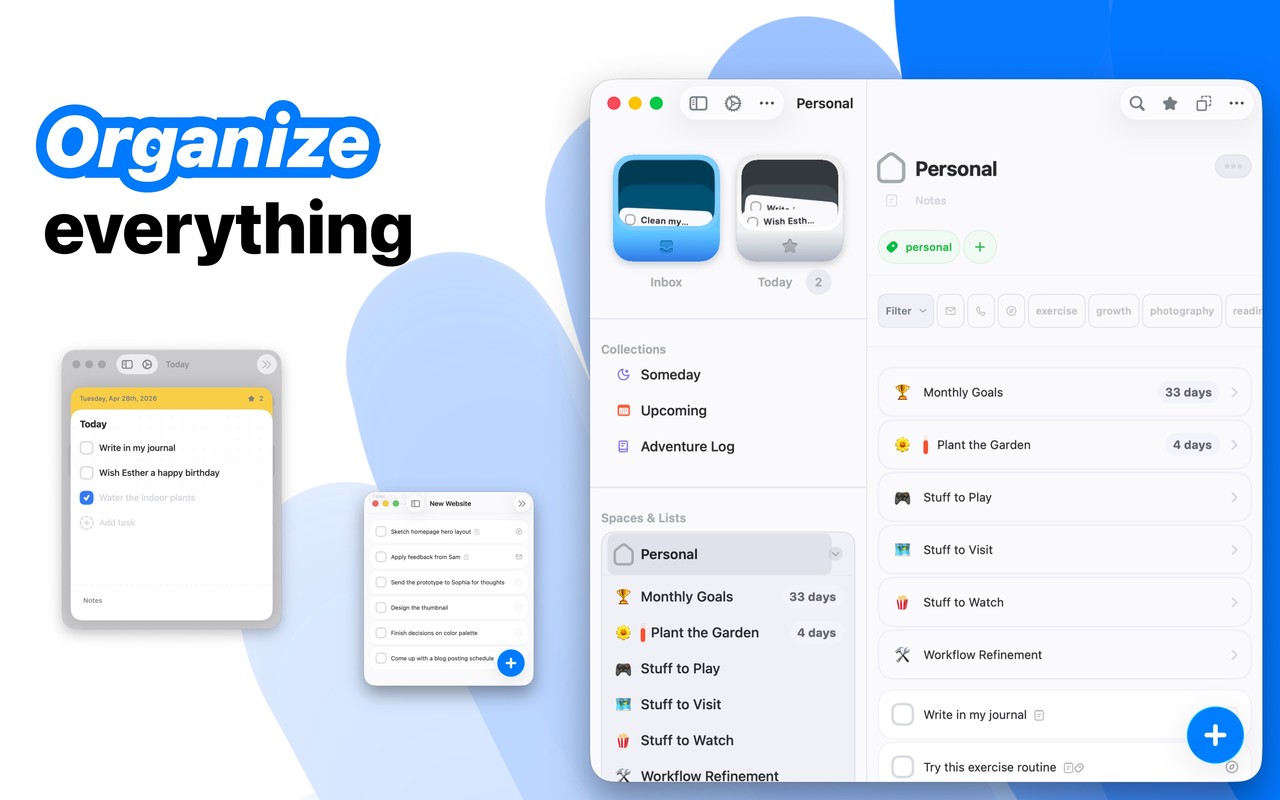 Stuff | ToDos and Lists Mac screenshot 1