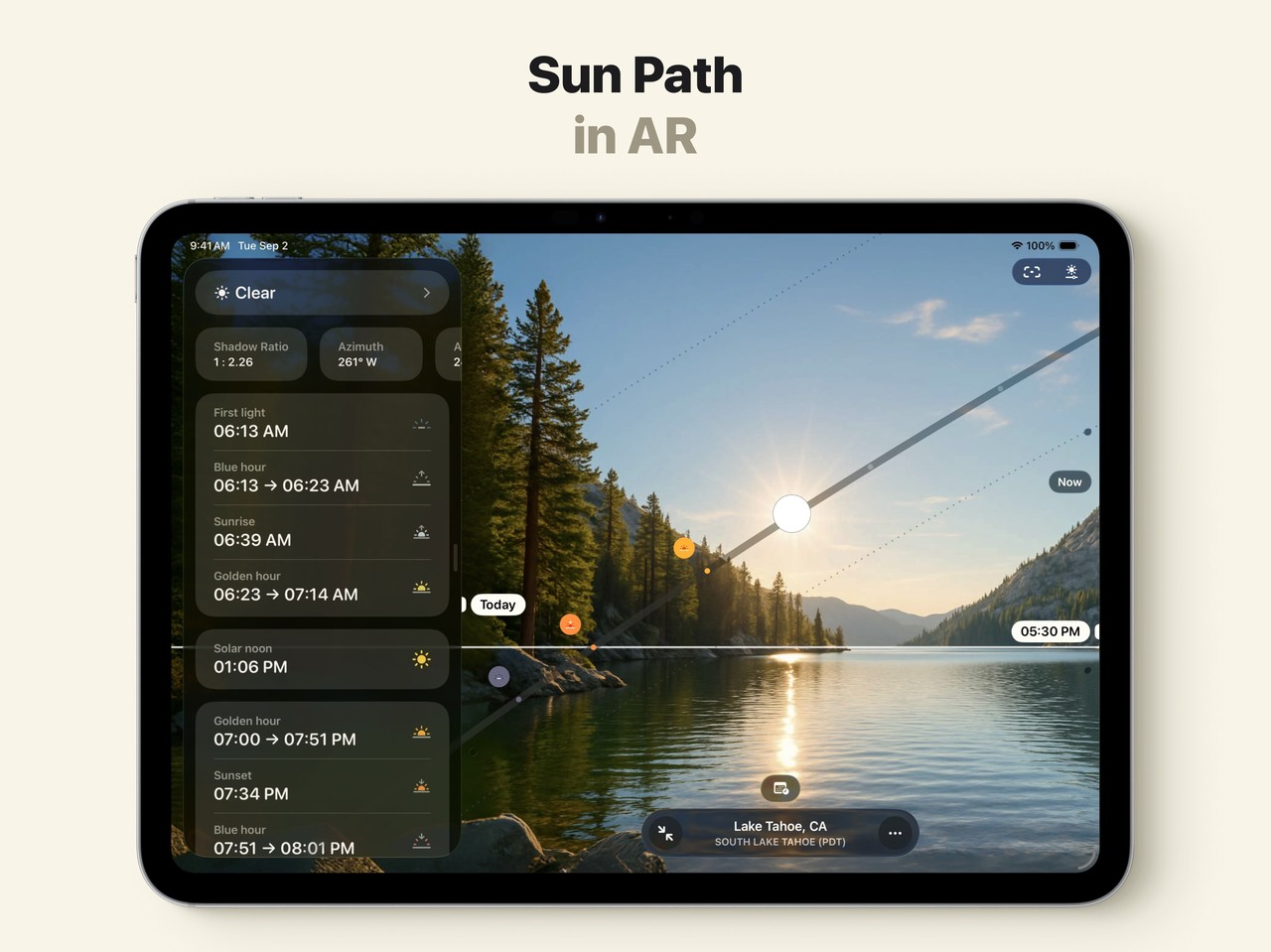 Sunlitt: Sun tracker & seeker iPad screenshot 2