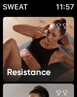 Sweat: Fitness App For Women Apple Watch screenshot 1
