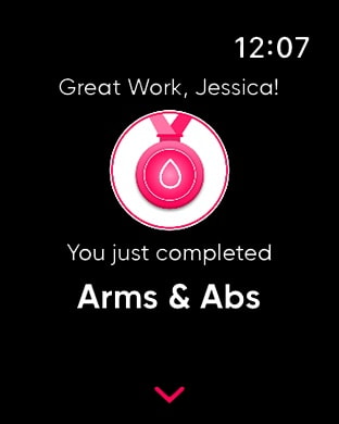 Sweat: Fitness App For Women Apple Watch screenshot 3
