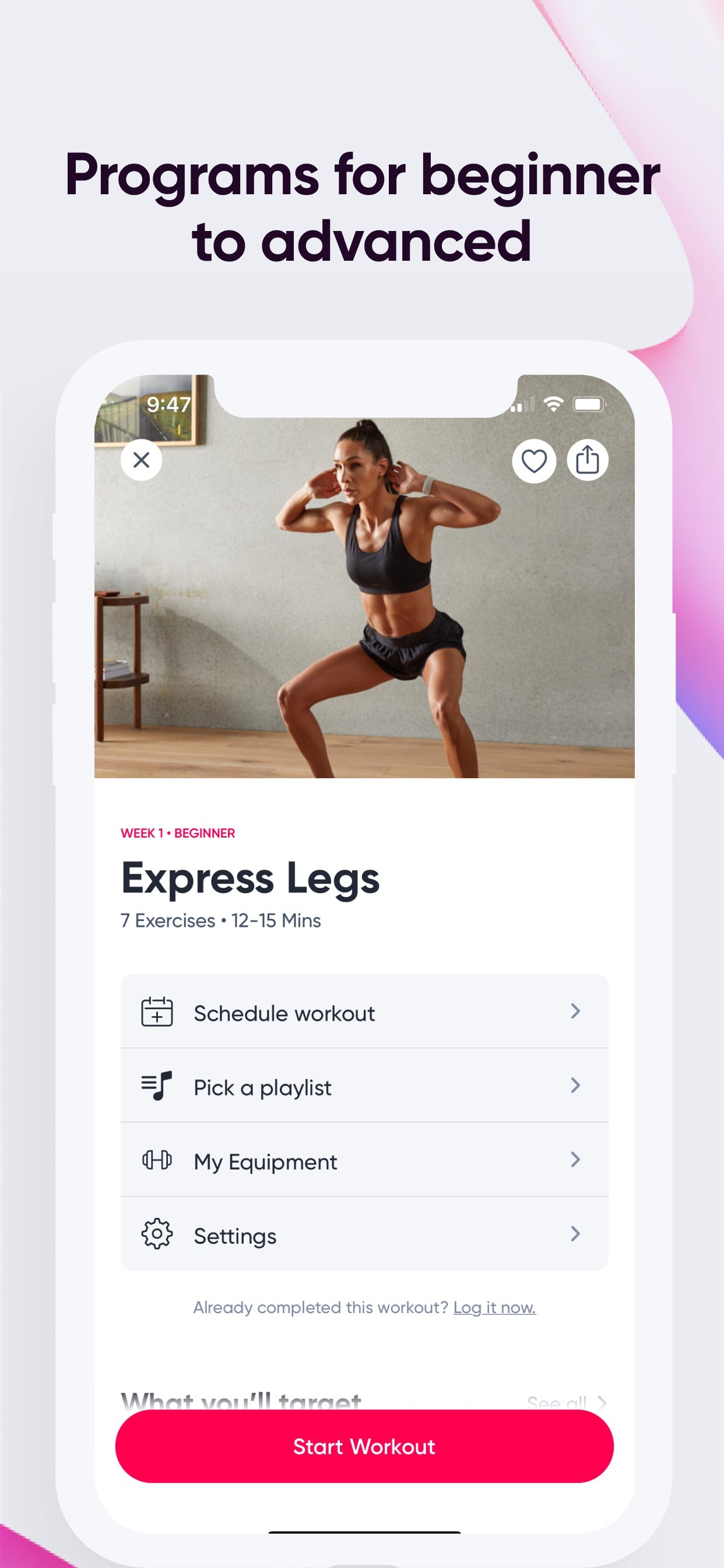 Sweat: Fitness App For Women iPhone screenshot 6