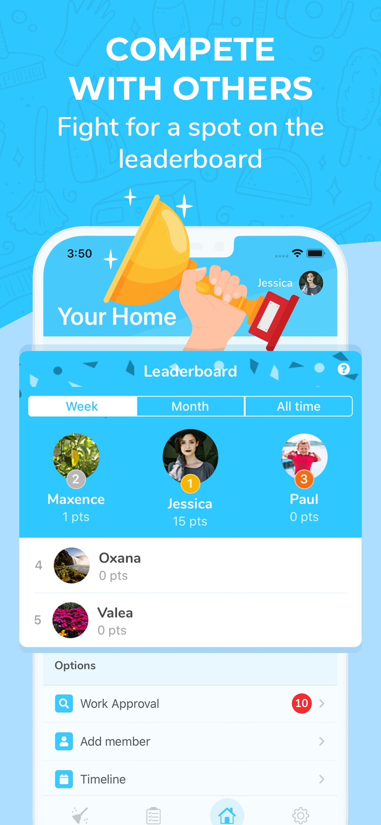 Sweepy: Home Cleaning Schedule iPhone screenshot 3