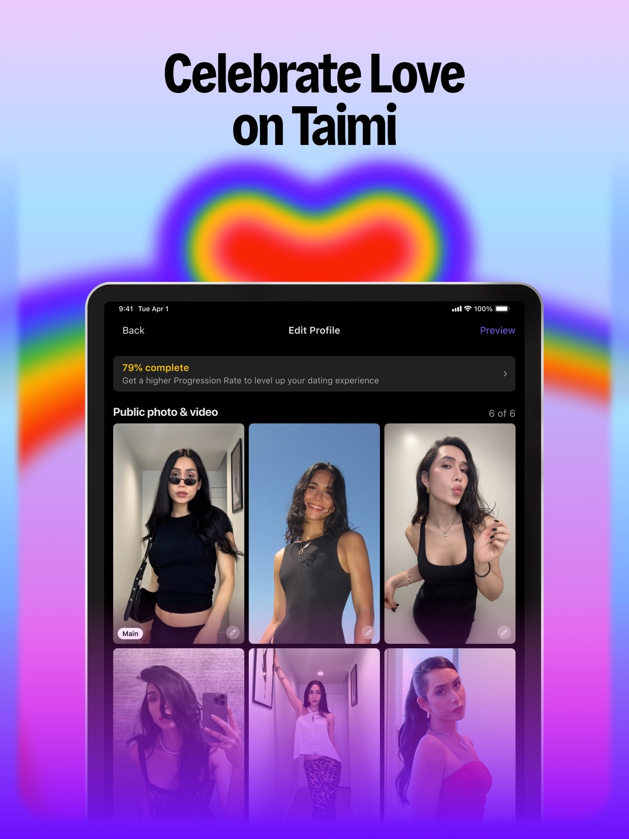 Taimi: LGBTQ+ Dating & Meet Up iPad screenshot 5