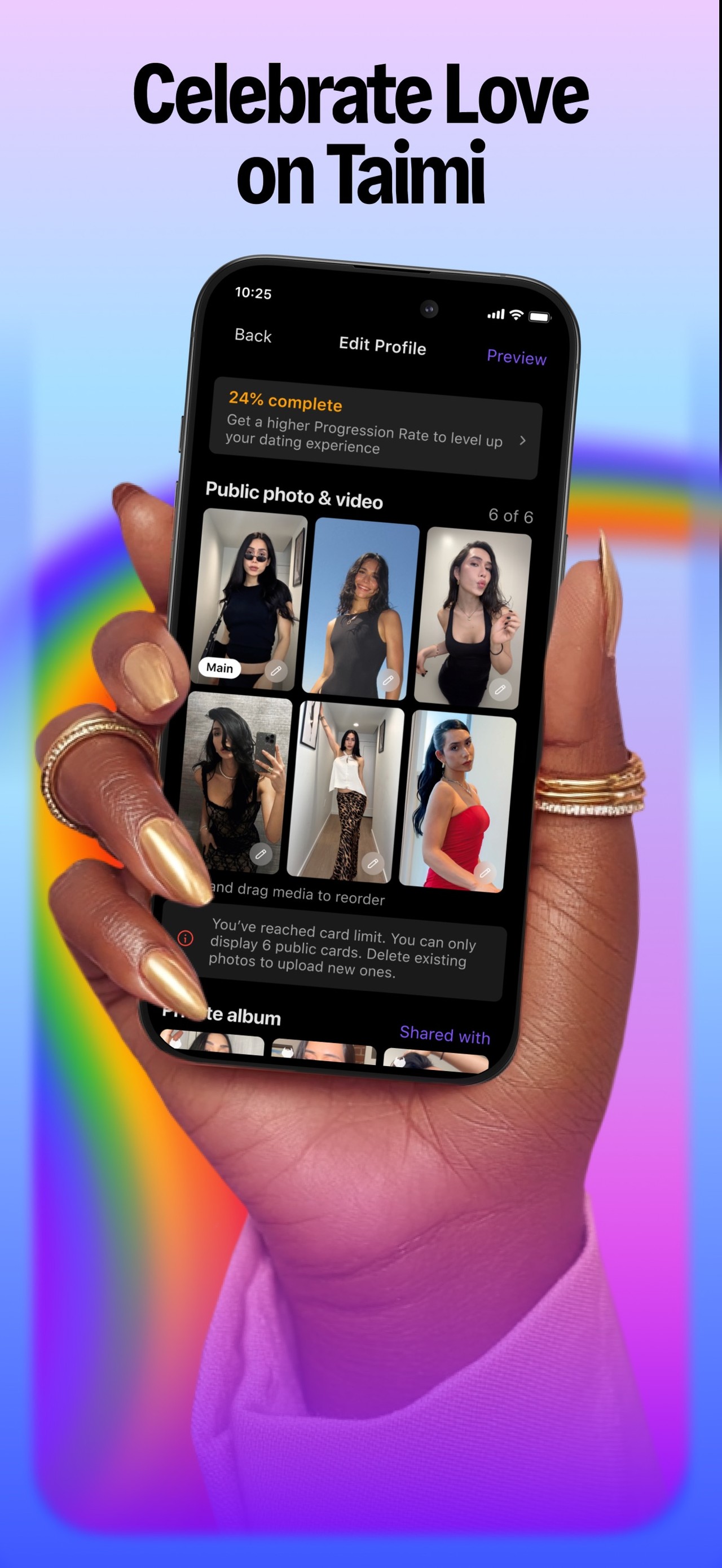 Taimi: LGBTQ+ Dating & Meet Up iPhone screenshot 5