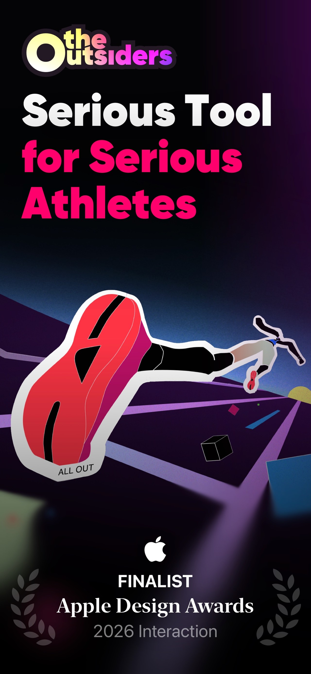 The Outsiders: Athlete Tracker iPhone screenshot 1