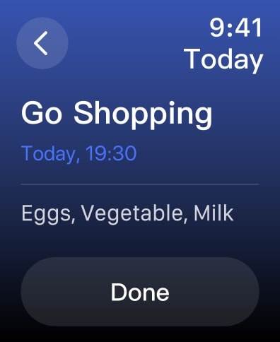 TickTick:To-Do List & Calendar Apple Watch screenshot 2