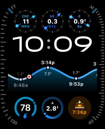 Tide Guide: Charts & Tables Apple Watch screenshot 4