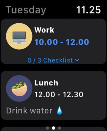 Tiimo: To Do List & AI Planner Apple Watch screenshot 3