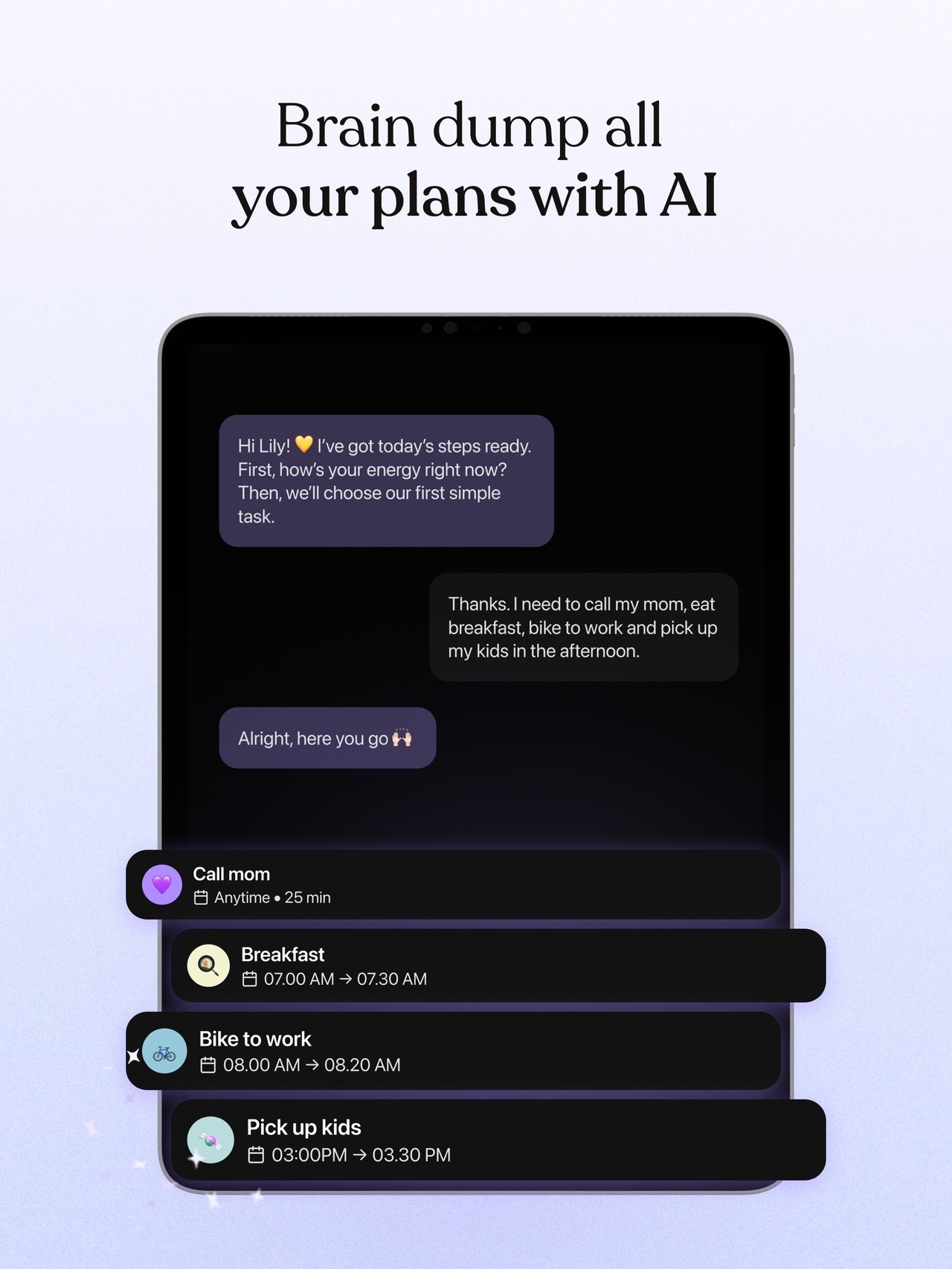 Tiimo: To Do List & AI Planner iPad screenshot 3