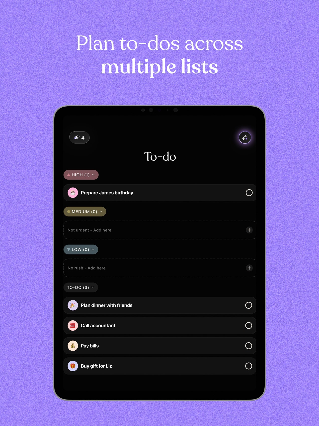 Tiimo: To Do List & AI Planner iPad screenshot 5