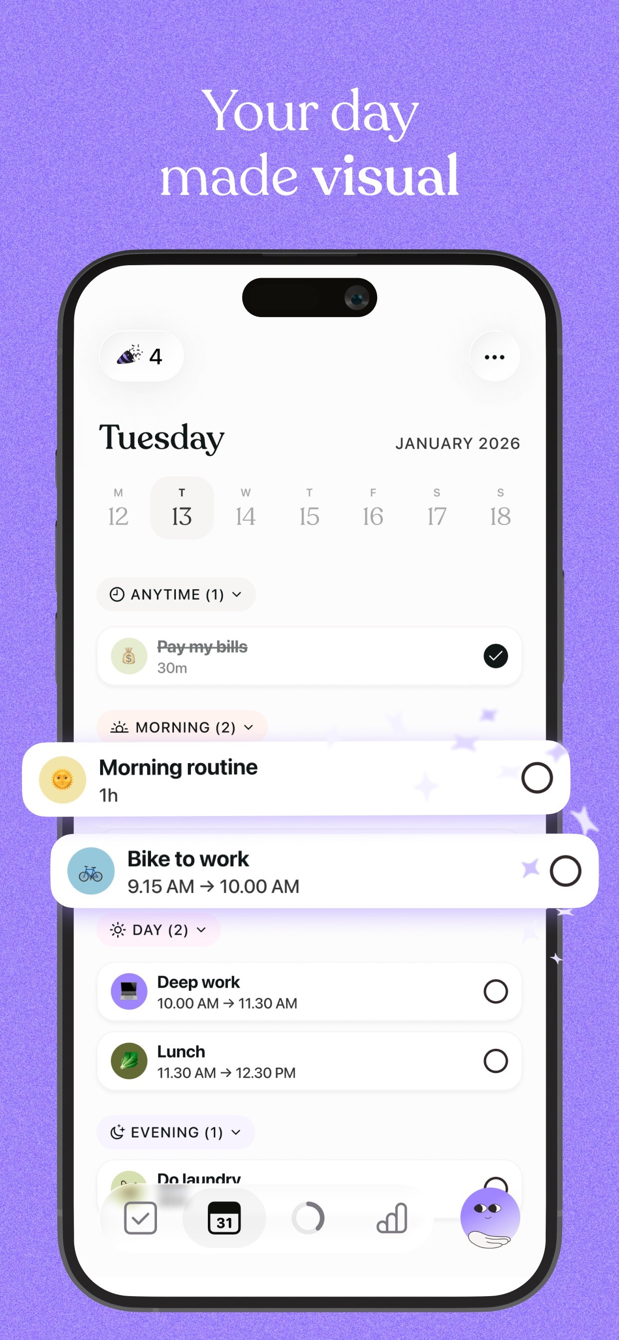 Tiimo: To Do List & AI Planner iPhone screenshot 2