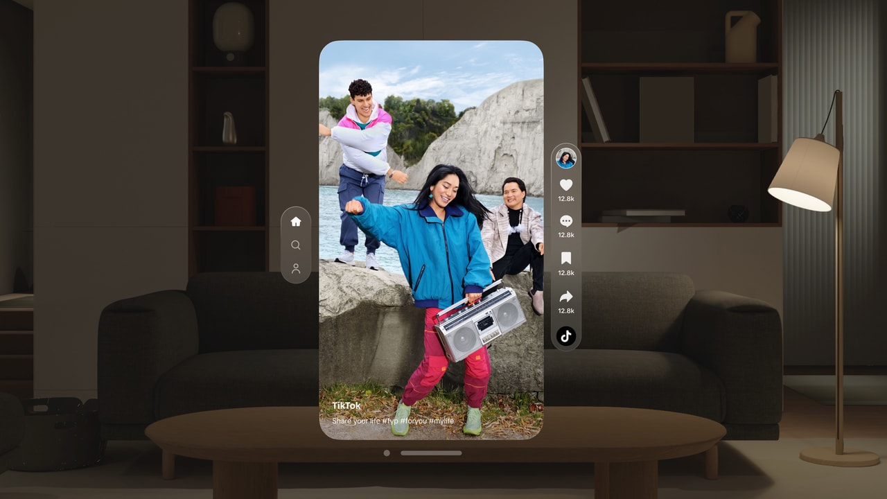 TikTok - Videos, Shop & LIVE Apple Vision screenshot 1