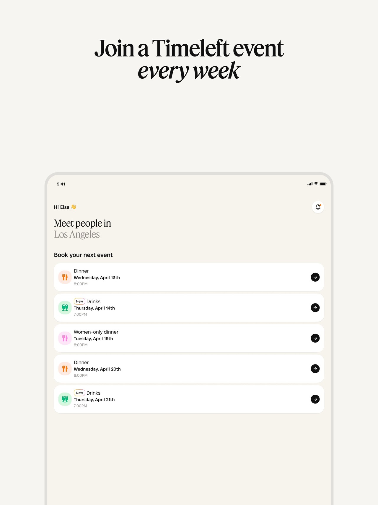 Timeleft: Make New Friends IRL iPad screenshot 3