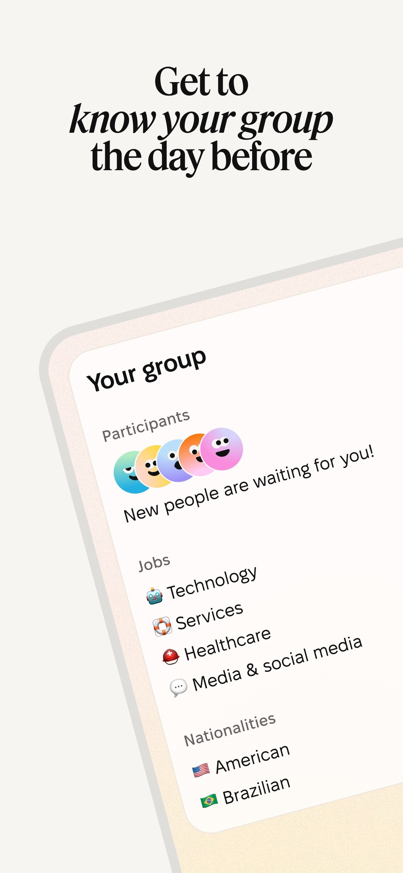 Timeleft: Make New Friends IRL iPhone screenshot 5