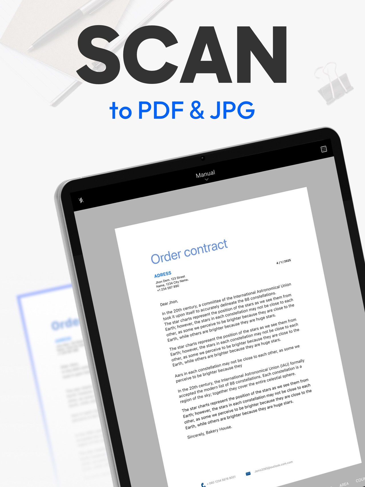 Tiny Scanner - PDF Scanner App iPad screenshot 2