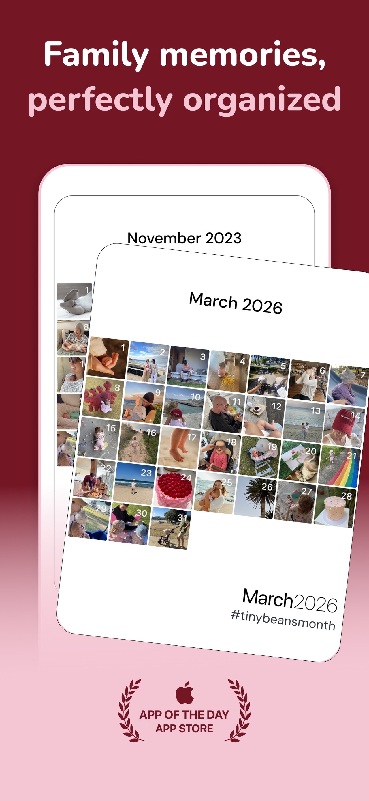 Tinybeans Private Family Album iPhone screenshot 2
