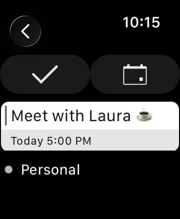 Todoist: To Do List & Calendar Apple Watch screenshot 3