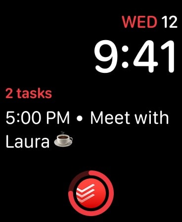 Todoist: To Do List & Calendar Apple Watch screenshot 4