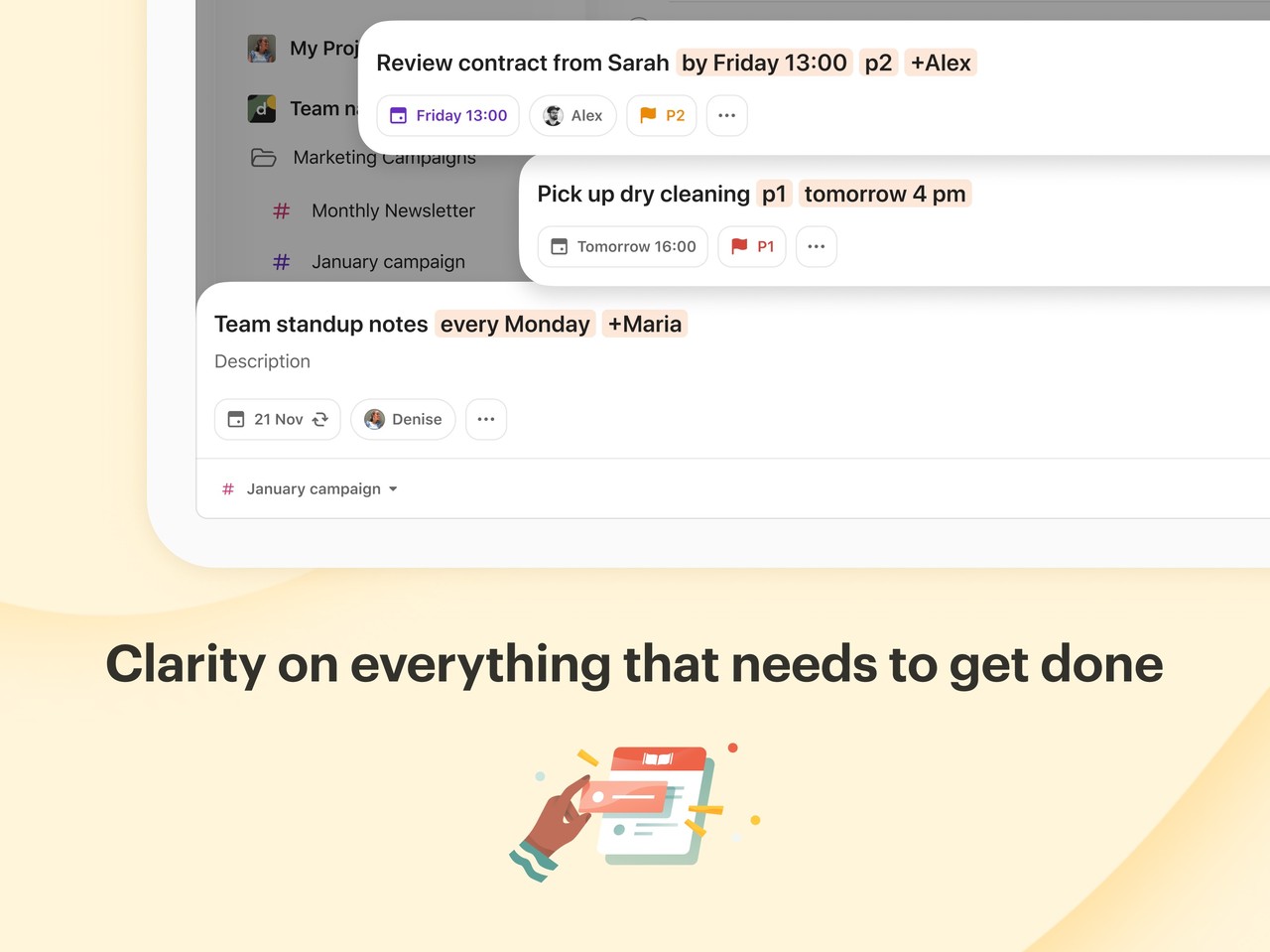 Todoist: To Do List & Calendar iPad screenshot 3