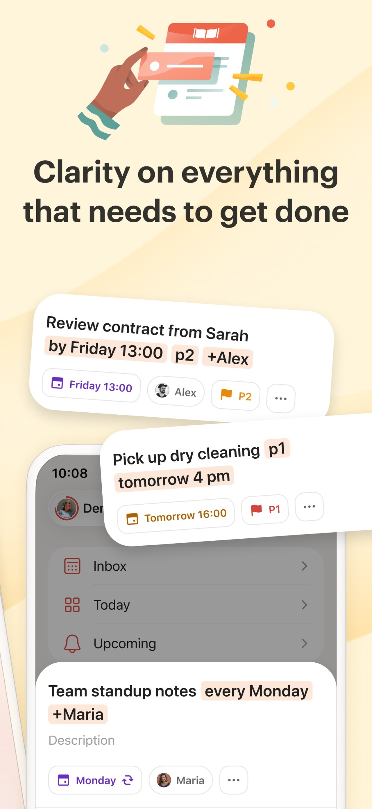 Todoist: To Do List & Calendar iPhone screenshot 3