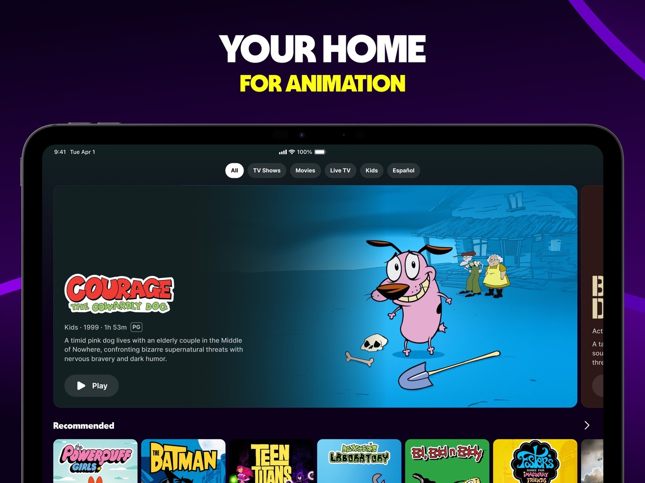 Tubi: Movies & Live TV iPad screenshot 2
