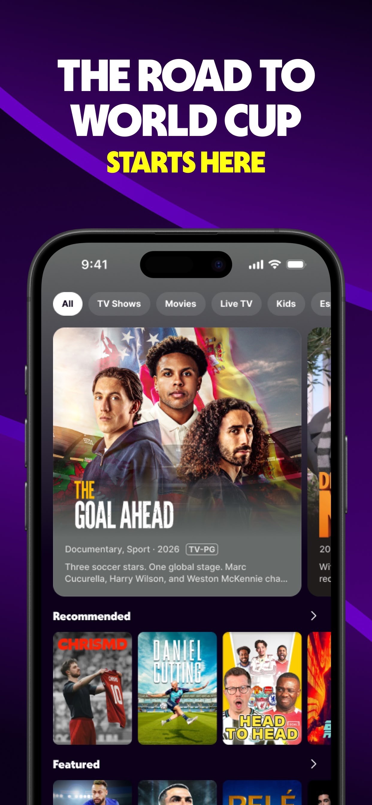 Tubi: Movies & Live TV iPhone screenshot 1