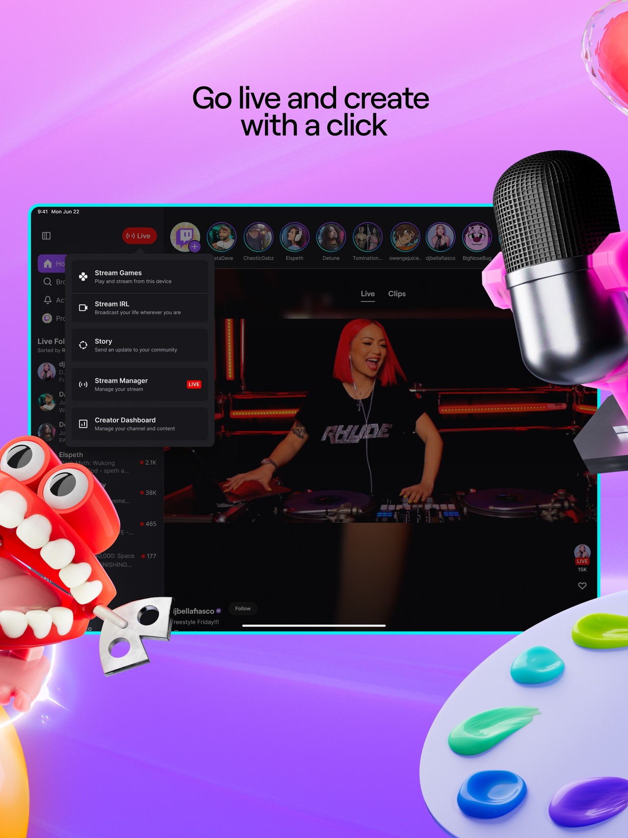 Twitch: Live Streaming iPad screenshot 5