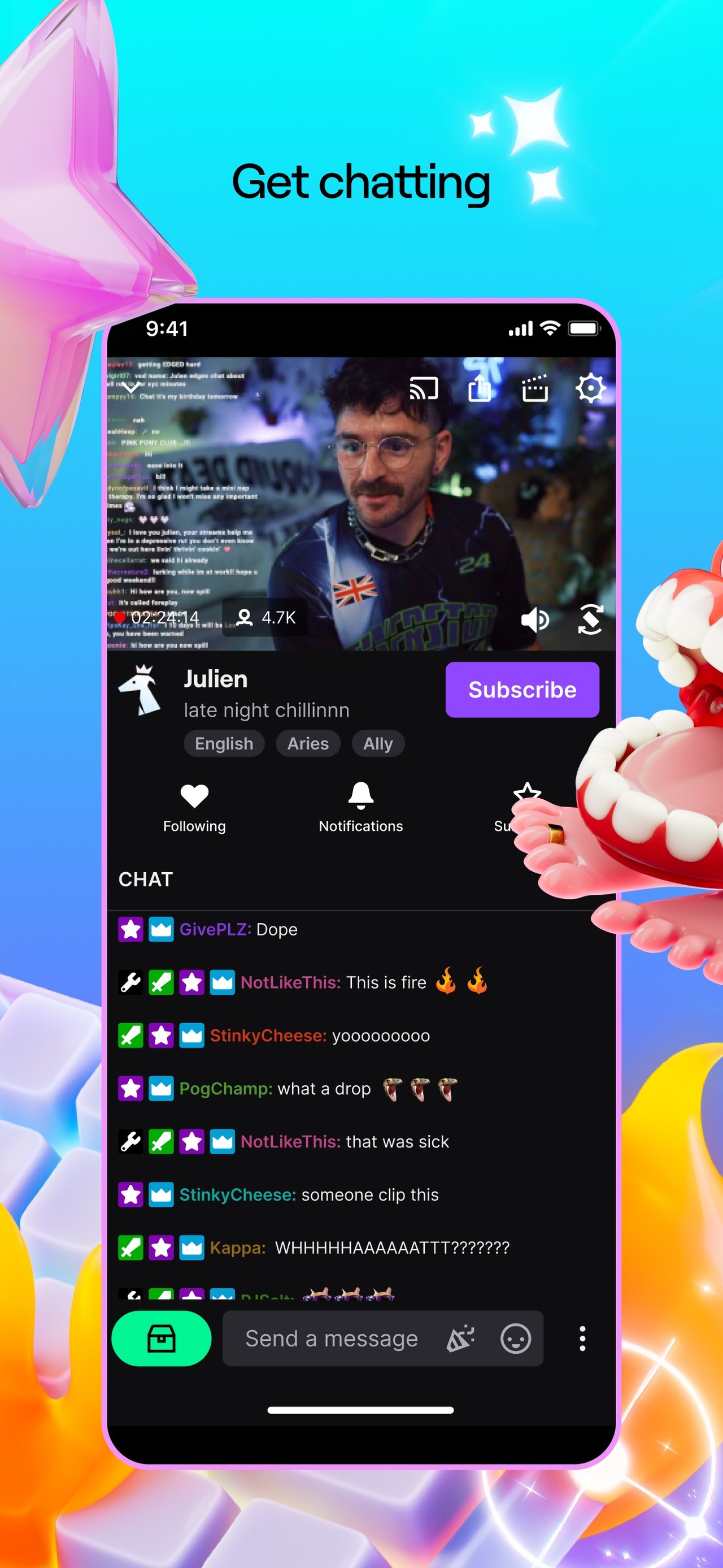 Twitch: Live Streaming iPhone screenshot 4
