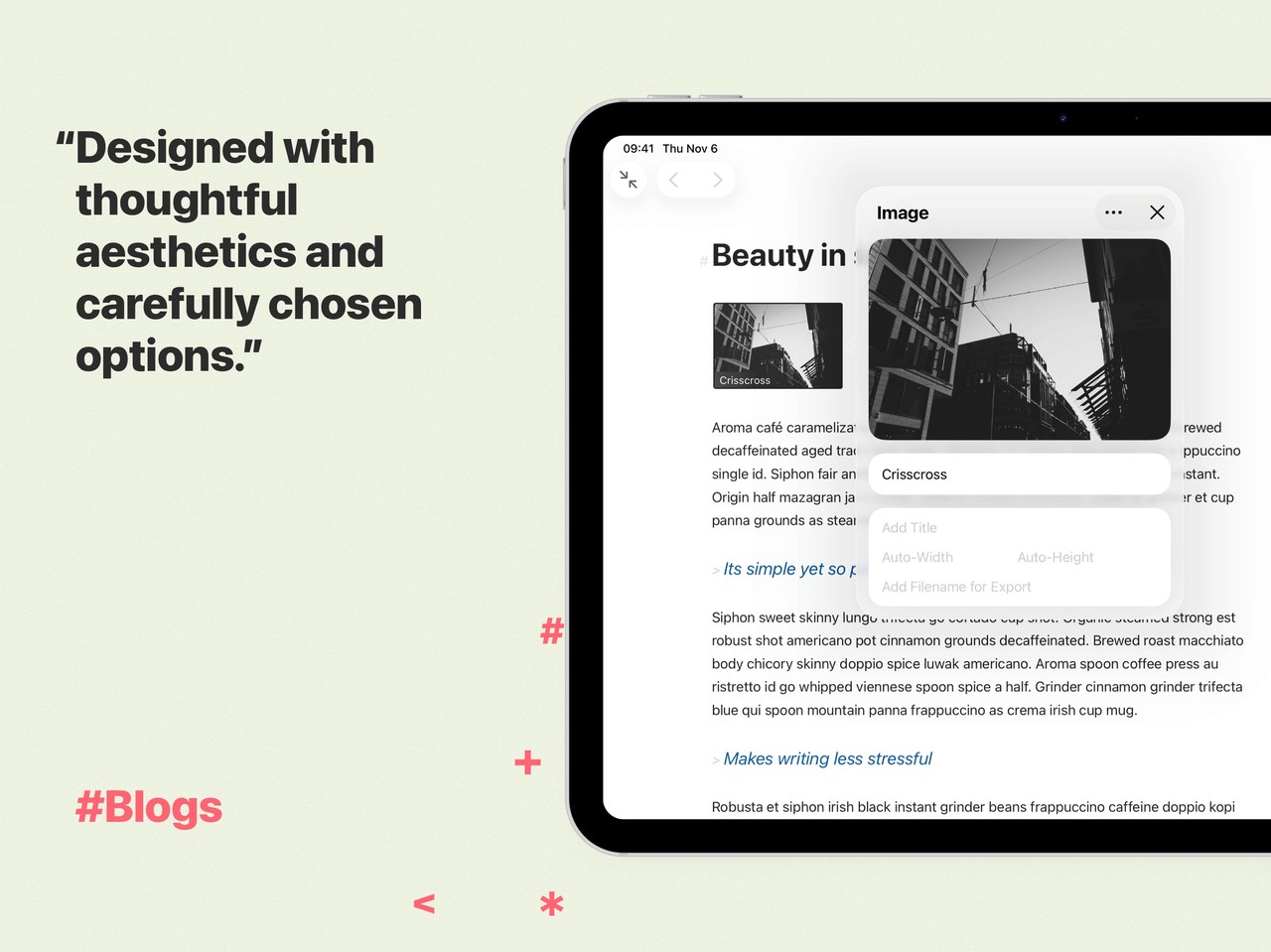 Ulysses: Writing App iPad screenshot 3