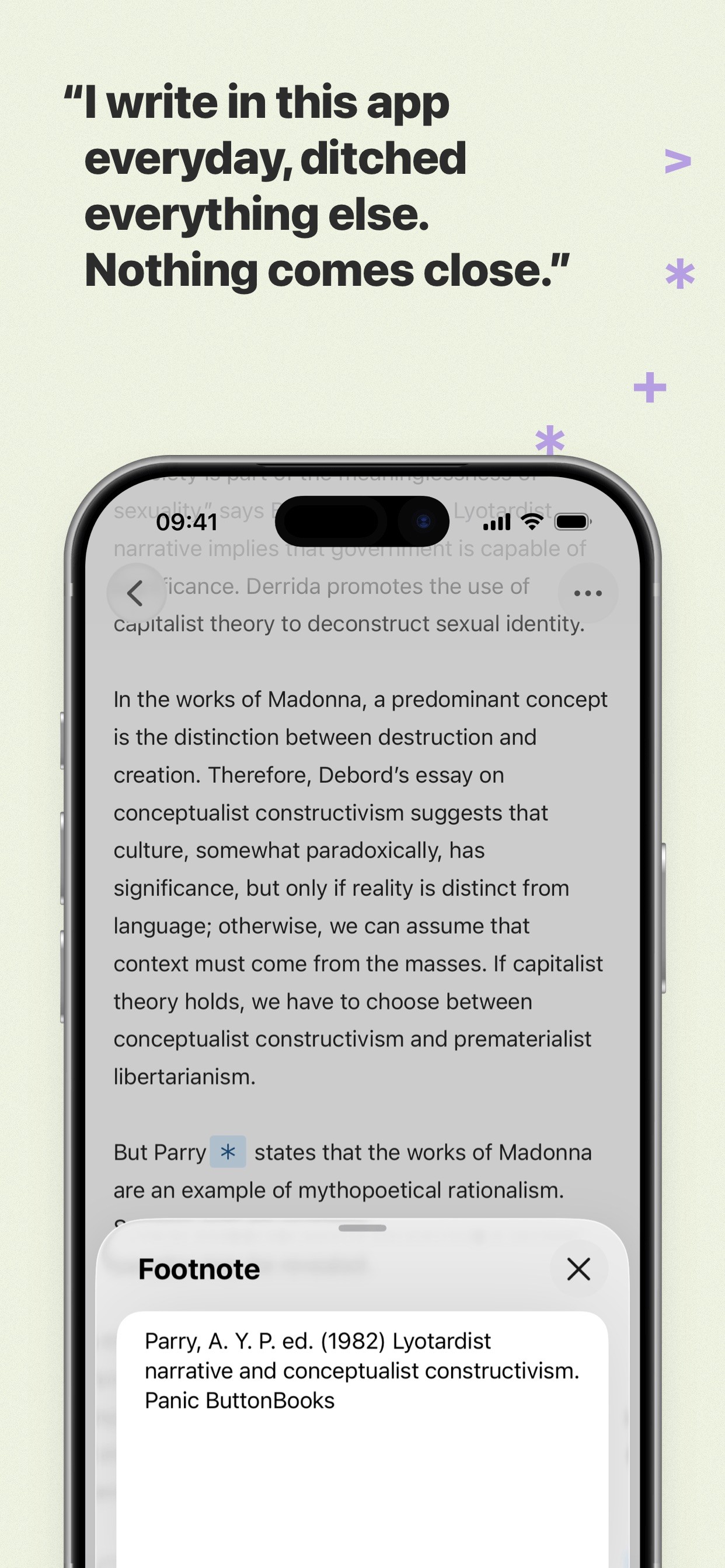Ulysses: Writing App iPhone screenshot 5