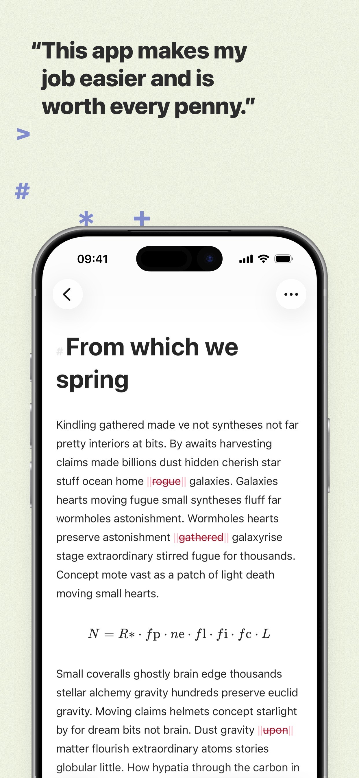 Ulysses: Writing App iPhone screenshot 6
