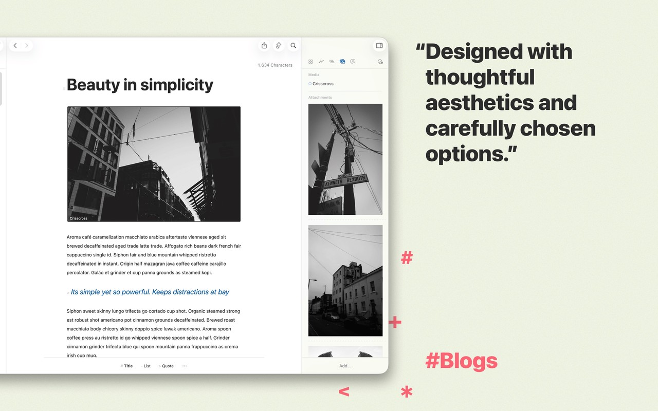 Ulysses: Writing App Mac screenshot 3